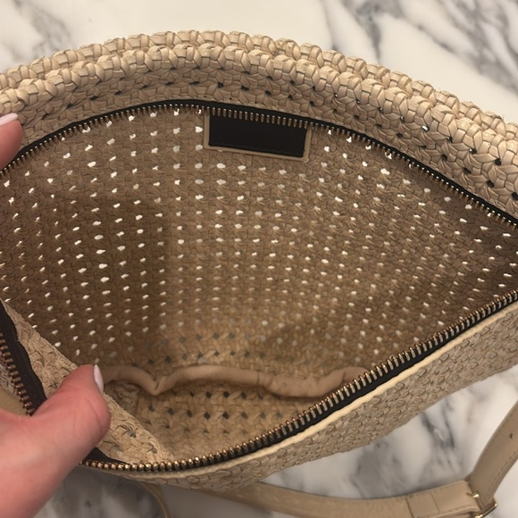 Clare V Tan Woven Crossbody Bag - Picture 6 of 7